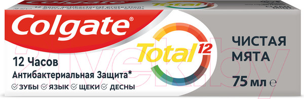 Изображение товара Зубная паста Colgate Total 12. Чистая мята (75мл)