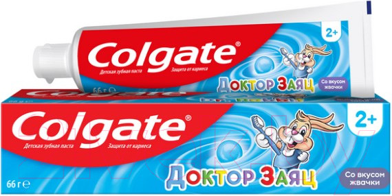 Изображение товара Зубная паста Colgate Доктор Заяц со вкусом жвачки (50мл)