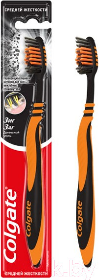 Изображение товара Зубная щетка Colgate ЗигЗаг с древесным углем