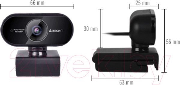Изображение товара Веб-камера A4Tech PK-930HA (черный)