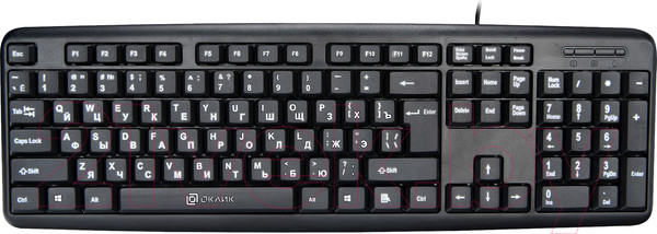 Изображение товара Клавиатура Оклик 180M PS/2 (черный)