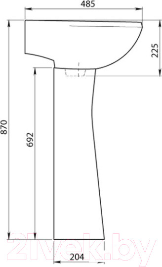 Изображение товара Пьедестал Santeri Соната 136012S0000B0
