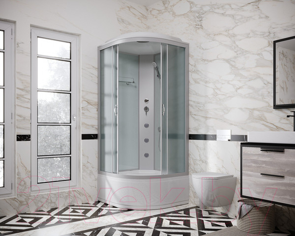 Изображение товара Душевая кабина Niagara NG-2308-14G 90x90x215 (матовое стекло)