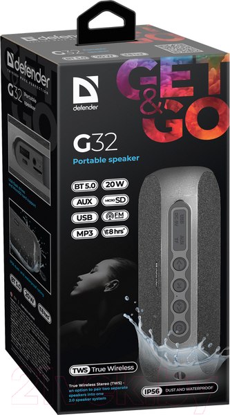 Изображение товара Портативная акустика Defender G32 / 65232