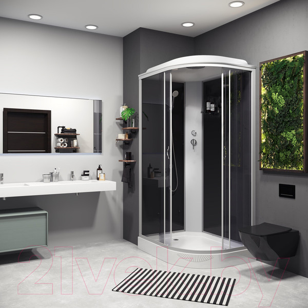 Изображение товара Душевая кабина Niagara NG-3512-14L 120x80x215 (тонированное стекло)