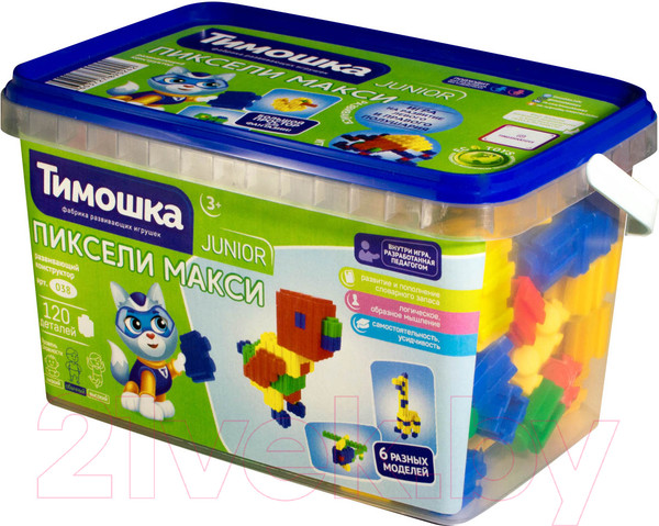 Изображение товара Конструктор Тимошка Пиксели макси / 38 (120эл)