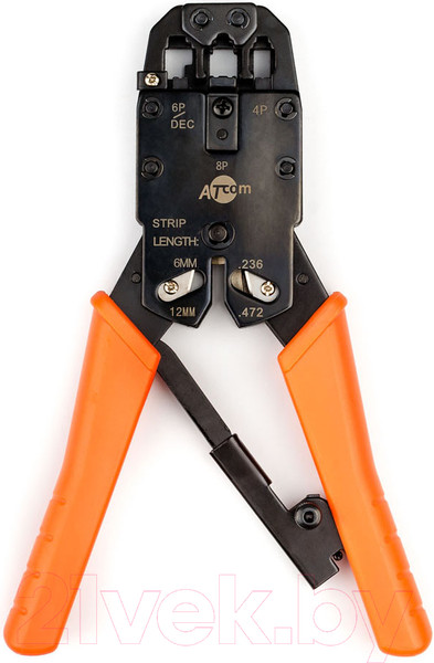 Изображение товара Инструмент обжимной ATcom 2008R / AT3787 (RJ45, RJ11)