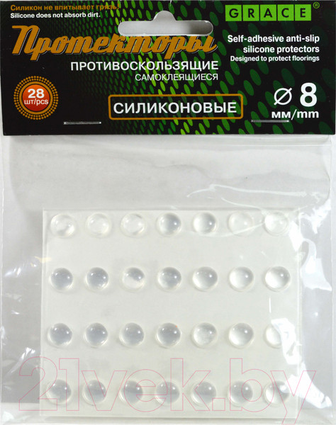 Изображение товара Протектор для мебели Grace Противоскользящие силиконовые D8