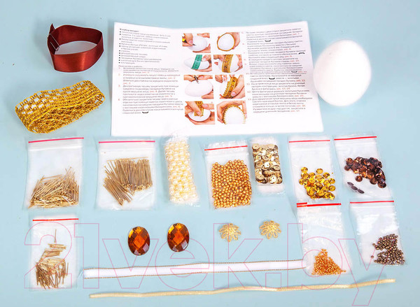 Изображение товара Набор для творчества Волшебная мастерская Новогодняя шишка. Карамель / ШП-15