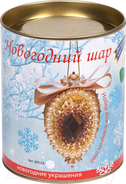 Изображение товара Набор для творчества Волшебная мастерская Новогодняя шишка. Карамель / ШП-15