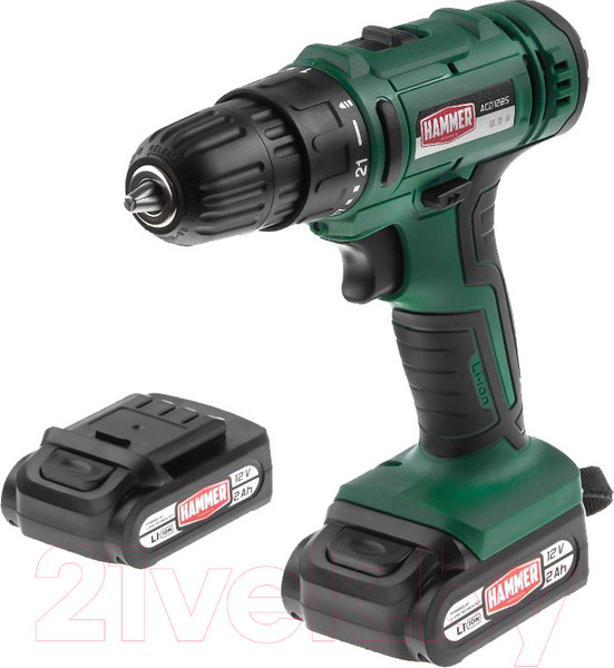 Изображение товара Аккумуляторная дрель-шуруповерт Hammer Flex ACD12BS (680327)