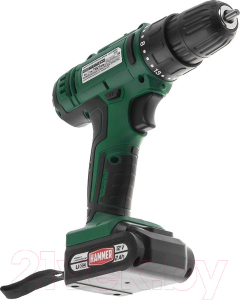 Изображение товара Аккумуляторная дрель-шуруповерт Hammer Flex ACD12BS (680327)