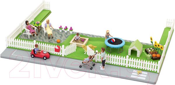 Изображение товара Аксессуар для кукольного домика Lundby Смоланд. Зеленый газон / LB-60101600