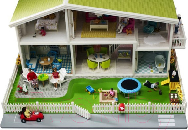 Изображение товара Аксессуар для кукольного домика Lundby Смоланд. Зеленый газон / LB-60101600