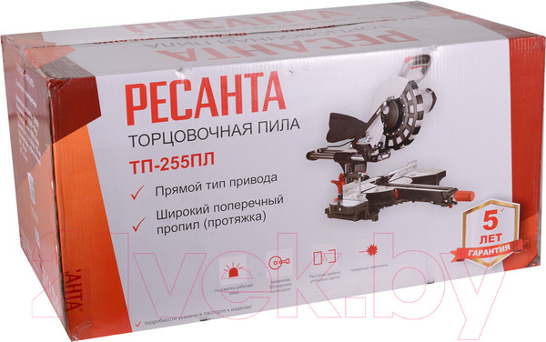 Изображение товара Торцовочная пила Ресанта ТП-255ПЛ (75/18/1)