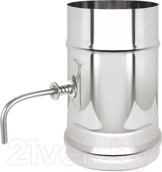 Изображение товара Шибер для труб Везувий 0.8мм д.200 (поворотный)