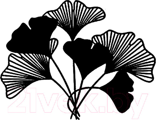 Изображение товара Декор настенный Arthata Алоказия 30x40-B / 134-1 (черный)