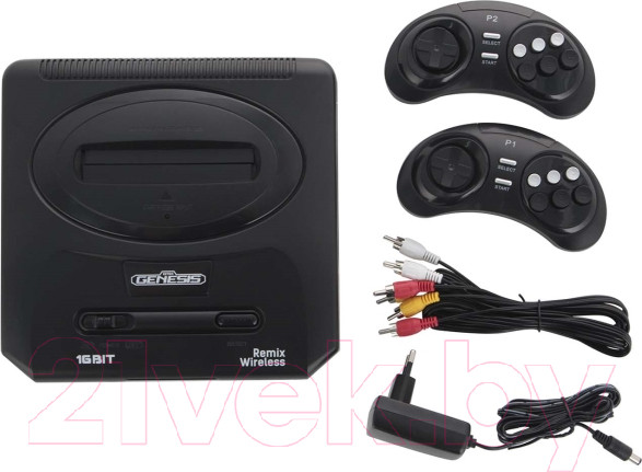 Изображение товара Игровая приставка Retro Genesis Remix Wireless (8+16Bit) 600 игр / ConSkDn101