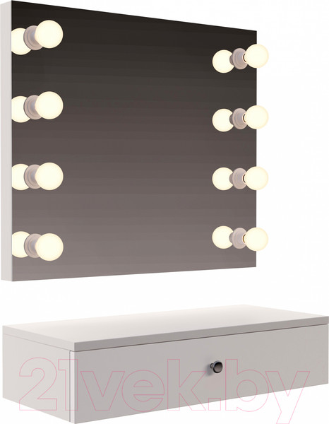 Изображение товара Туалетный столик с зеркалом Мир Мебели SV-31 с подсветкой