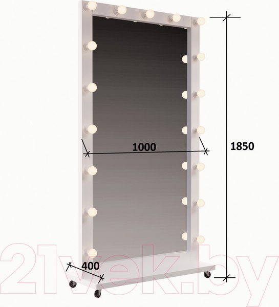 Изображение товара Зеркало Мир Мебели SV-1000R с подсветкой