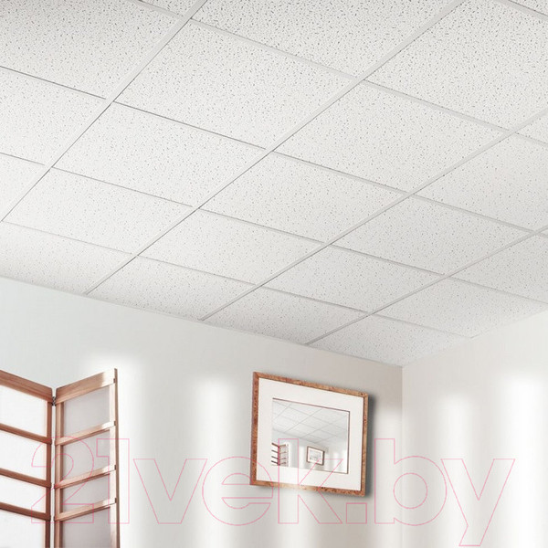 Изображение товара Потолок подвесной Armstrong Bajkal Board 90RH 600x600x12мм