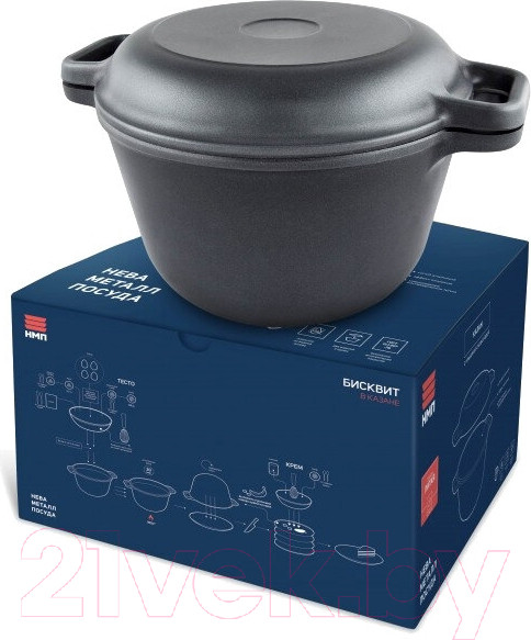 Изображение товара Казан Нева Металл Посуда 6830