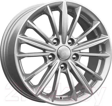 Изображение товара Литой диск K&K КС871 Corolla 16x6.5" 5x114.3мм DIA 60.1мм ET 45мм Сильвер
