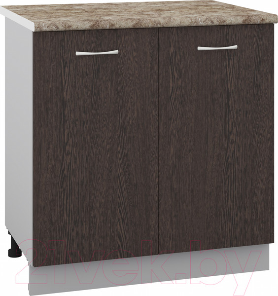 Изображение товара Шкаф-стол кухонный Кортекс-мебель Корнелия Лира НШ80р (венге/мадрид)