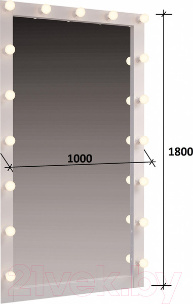 Изображение товара Зеркало Мир Мебели SV-1000 с подсветкой