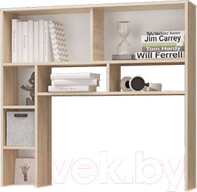 Изображение товара Надстройка для стола MLK Джуниор (дуб сонома/белый)