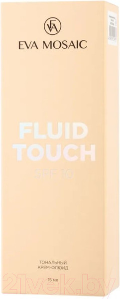 Изображение товара Тональный флюид Eva Mosaic Fluid Touch 02 светло-бежевый (15мл)