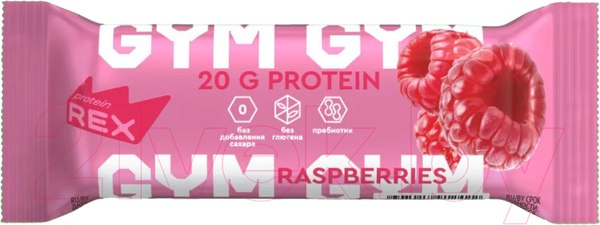 Изображение товара Протеиновый батончик ProteinRex 30% Малина-йогурт (15x60г)