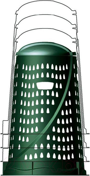 Изображение товара Контейнер для мусора Vario 110л (черный/синий)