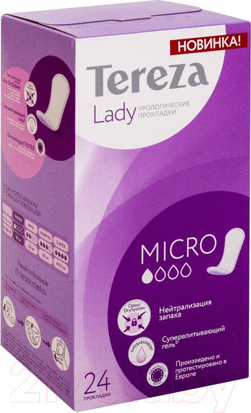 Изображение товара Прокладки урологические Tereza Lady Micro (24шт)