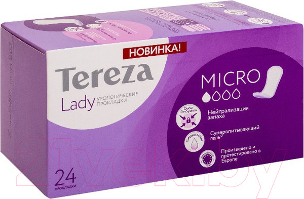 Изображение товара Прокладки урологические Tereza Lady Micro (24шт)