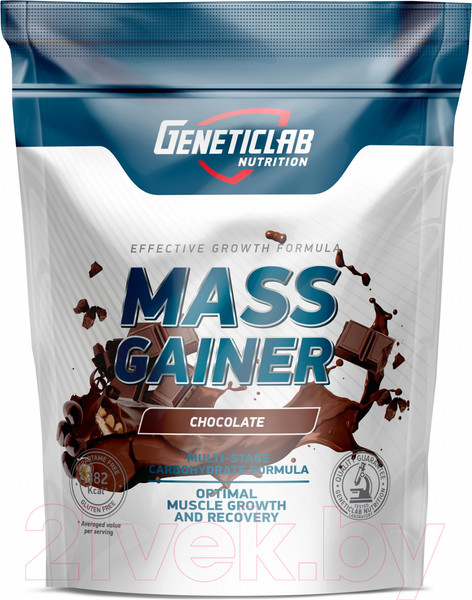 Изображение товара Гейнер Geneticlab Mass Gainer (1000г, шоколад)