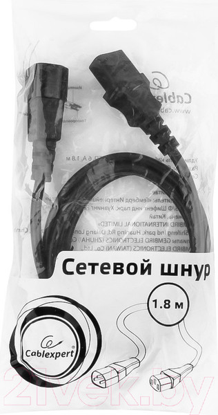 Изображение товара Удлинитель кабеля Cablexpert PC-189-1-1.8M (1.8м)