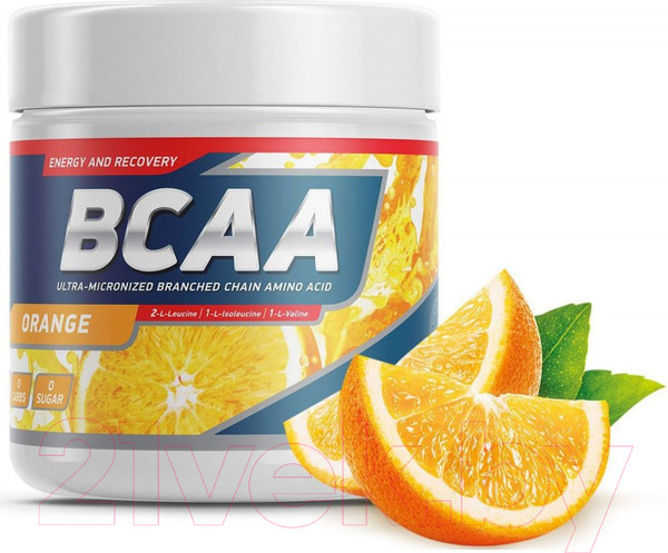 Изображение товара Аминокислоты BCAA Geneticlab 2:1:1 (250г, апельсин)