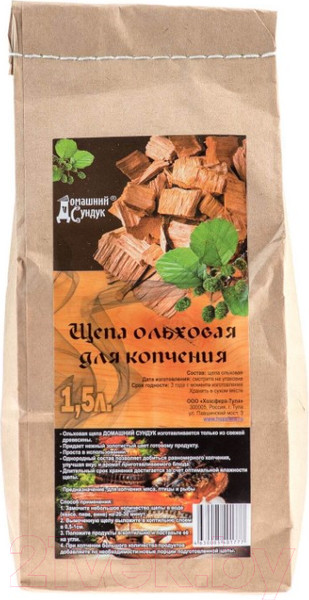 Изображение товара Щепа для копчения Домашний Сундук ДС-101