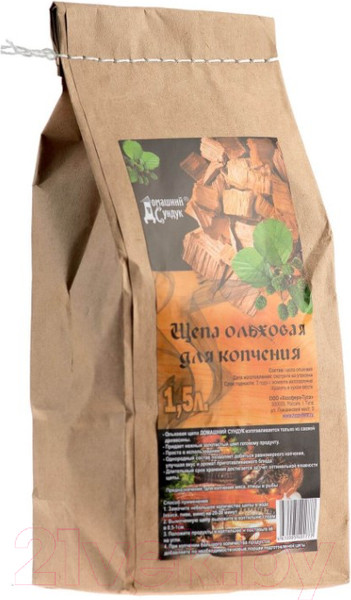 Изображение товара Щепа для копчения Домашний Сундук ДС-101