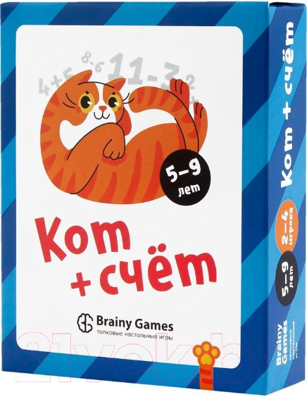Изображение товара Развивающая игра Brainy Games Кот + счет / УМ517