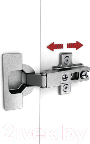 Изображение товара Петля мебельная Samet Star 45° / 101724 (накладная без доводчика)