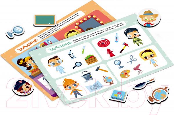 Изображение товара Развивающий игровой набор Magneticus Профессии / POL-014