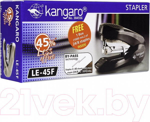 Изображение товара Степлер Kangaro LE-45F+24/8 (бежевый)