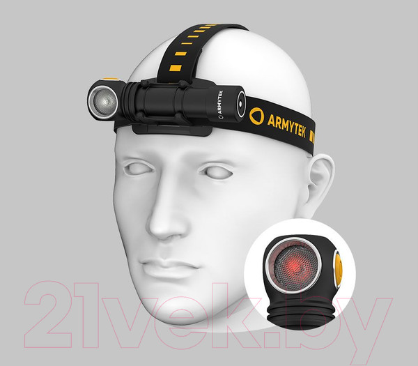 Изображение товара Фонарь Armytek Wizard C2 WR Magnet USB / F06901C (белый/красный)