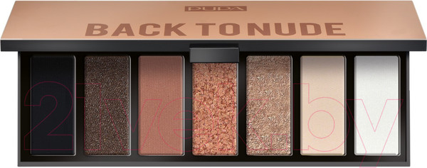 Изображение товара Палетка теней для век Pupa Makeup Stories Compact 7 Multi-Finish Eyeshadows Palette тон 001