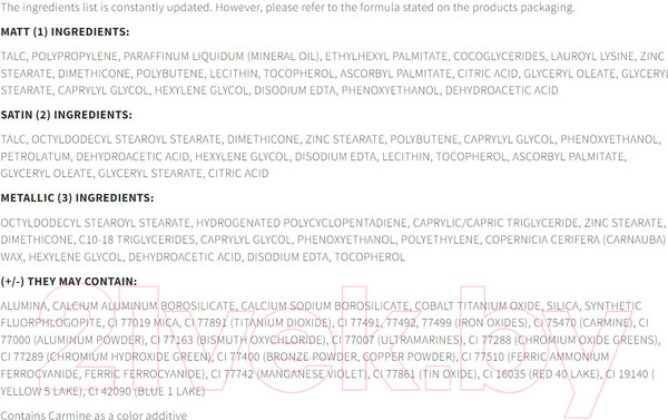 Изображение товара Палетка теней для век Pupa Makeup Stories Compact 7 Multi-Finish Eyeshadows Palette тон 001