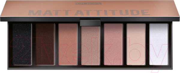 Изображение товара Палетка теней для век Pupa Makeup Stories Compact 7 Multi-Finish Eyeshadows Palette тон 003