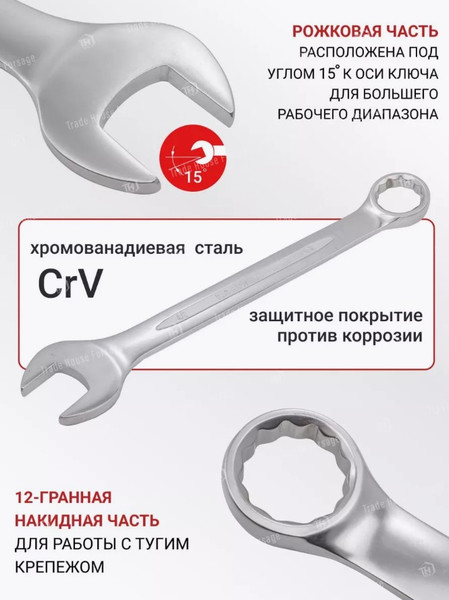 Изображение товара Набор ключей Patron P-5061P (47393)