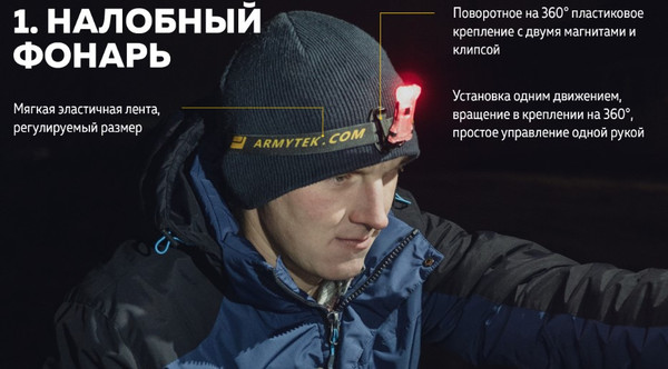 Изображение товара Фонарь Armytek Zippy Extended Set WR / F09101B (синий)